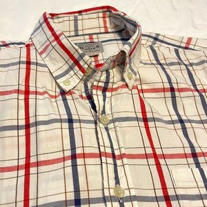 Tailored by J.Crew Long Sleeve Plaid Button Down Shirt